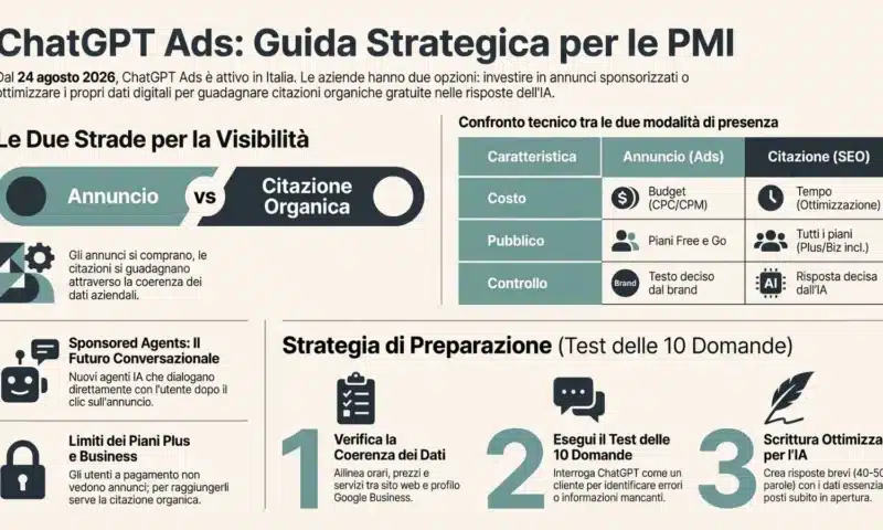 ChatGPT Ads e pubblicità: come prepararti al meglio anche senza budget